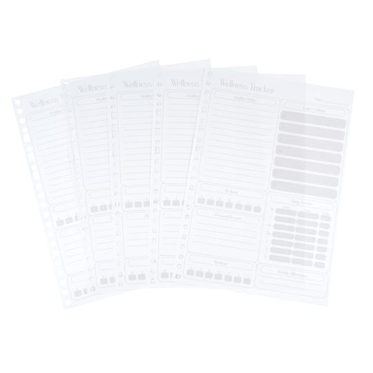 5.8" x 8.2" A5 Wellness Fill Paper, 50 Sheets by Recollections™